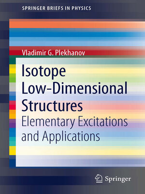 cover image of Isotope Low-Dimensional Structures